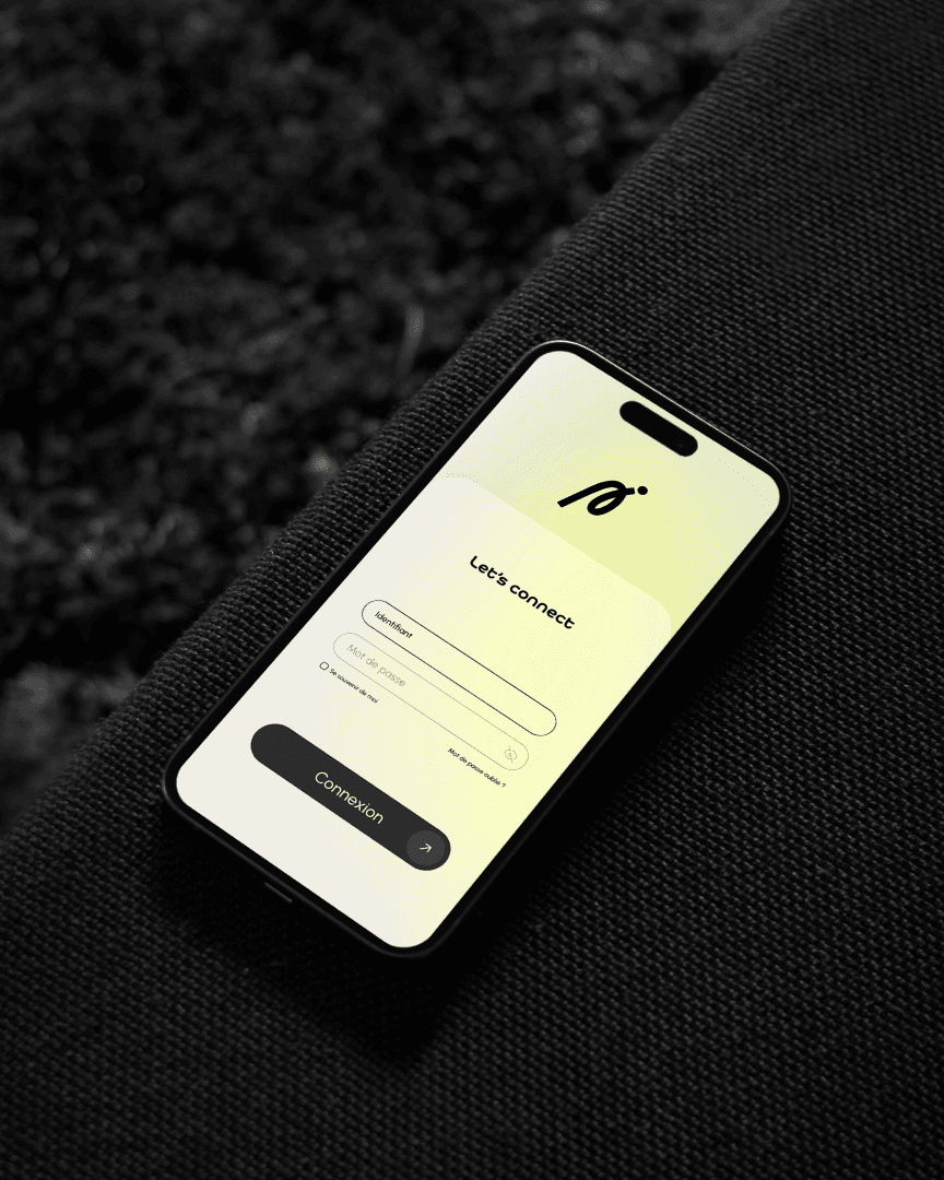 Mockup de l'application Liptop